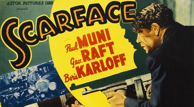 Detail from Movie Poster for the Film "Scarface"